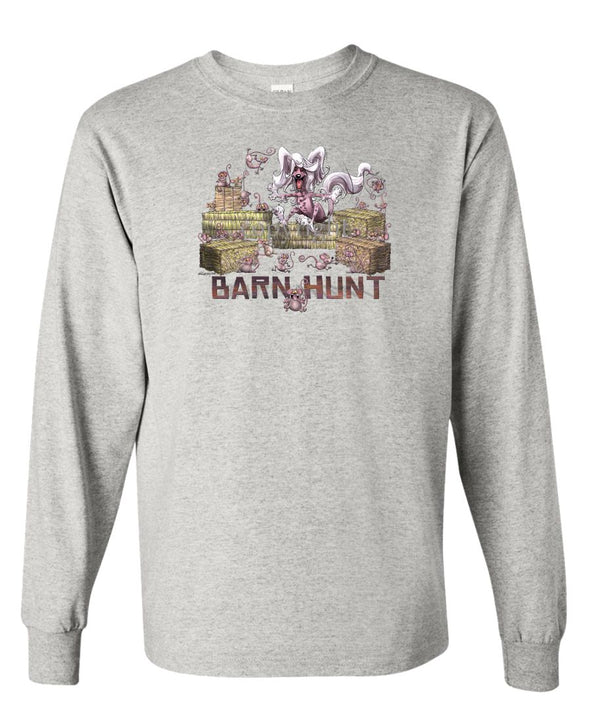 Chinese Crested - Barnhunt - Long Sleeve T-Shirt
