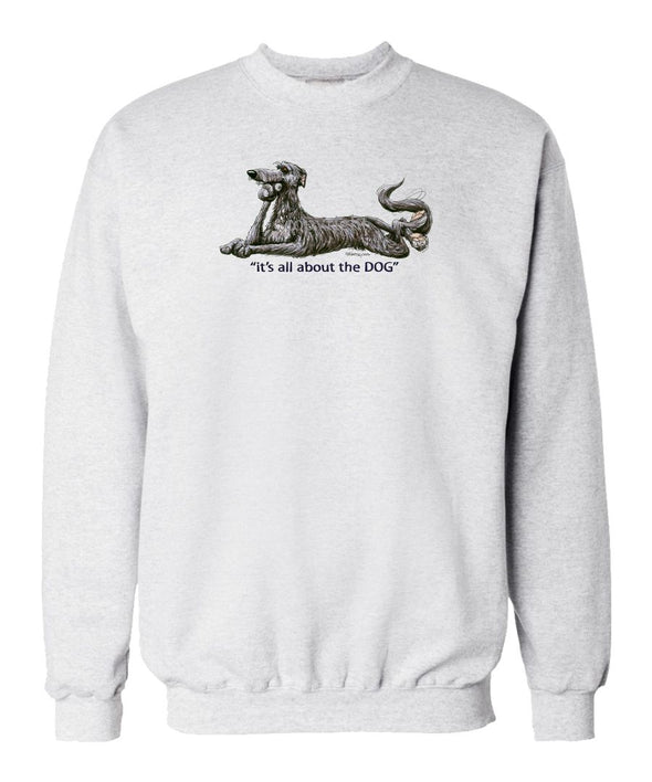 Scottish Deerhound - All About The Dog - Sweatshirt