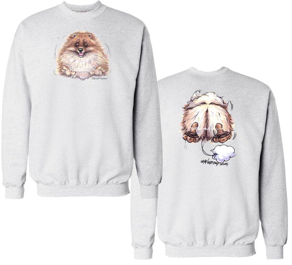 Pomeranian - Coming and Going - Sweatshirt (Double Sided)