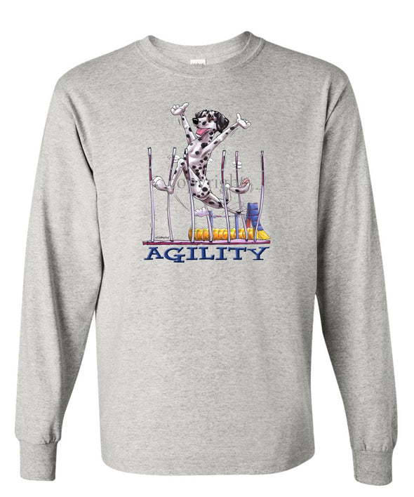 Dalmatian - Agility Weave II - Long Sleeve T-Shirt