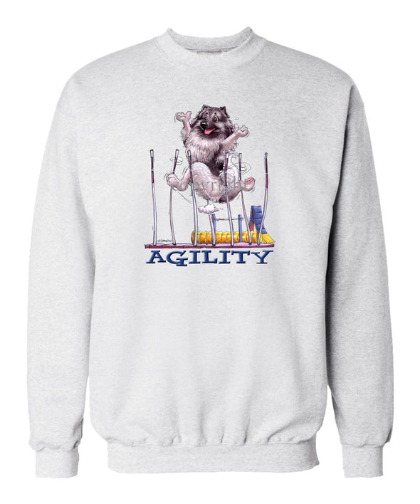 Keeshond - Agility Weave II - Sweatshirt