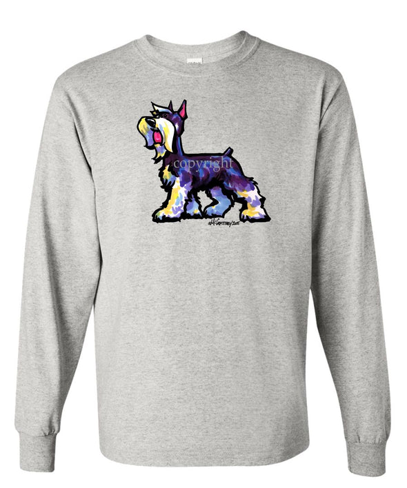 Schnauzer - Cool Dog - Long Sleeve T-Shirt