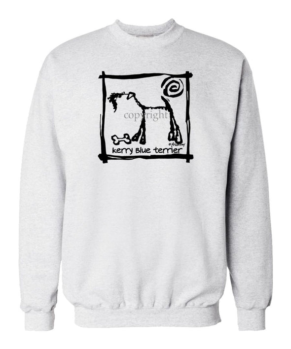 Kerry Blue Terrier - Cavern Canine - Sweatshirt