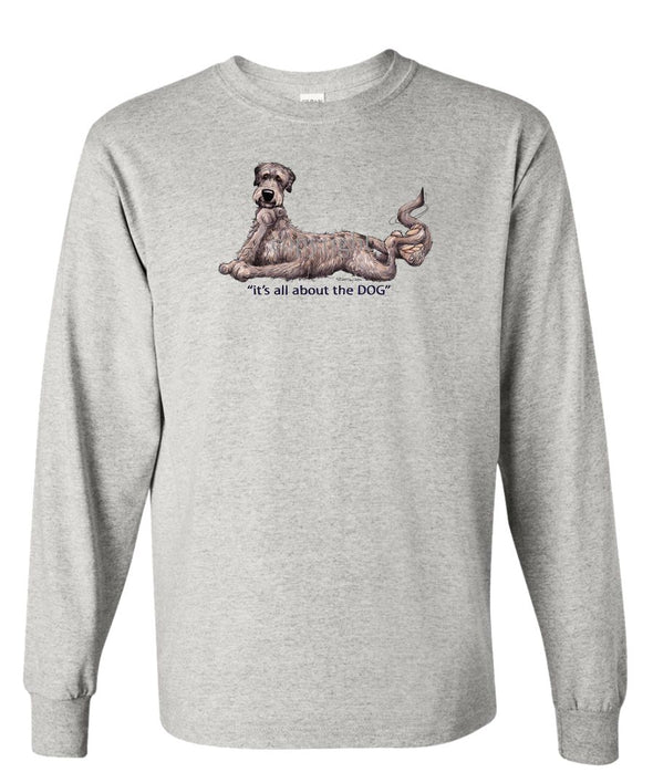 Irish Wolfhound - All About The Dog - Long Sleeve T-Shirt