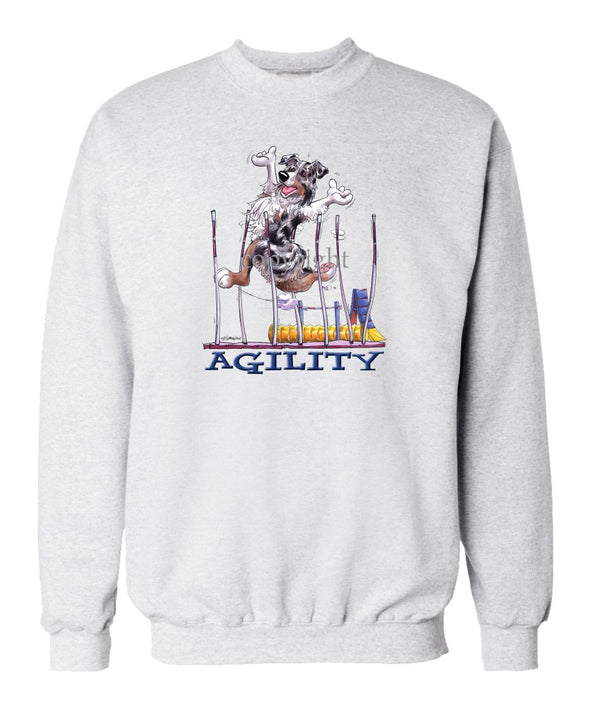 Australian Shepherd  Blue Merle - Agility Weave II - Sweatshirt