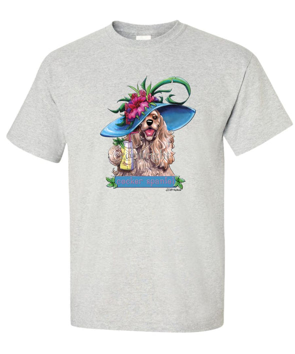 Cocker Spaniel - Derby Hat - Mike's Faves - T-Shirt
