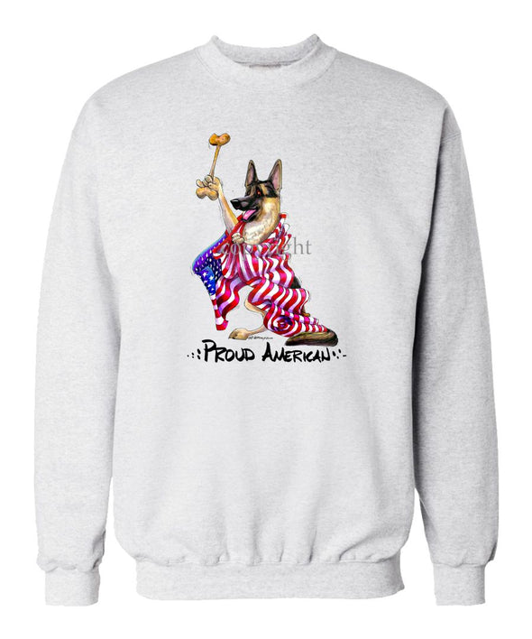 German Shepherd - Proud American - Sweatshirt