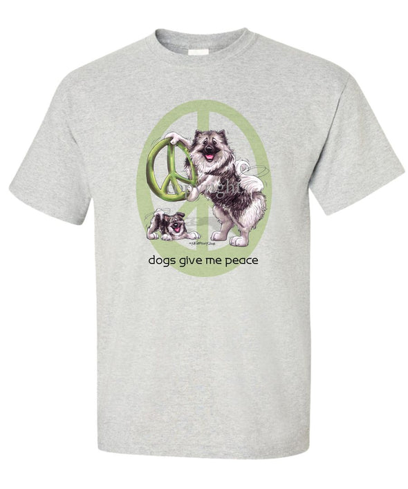 Keeshond - Peace Dogs - T-Shirt