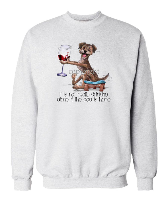 Border Terrier - It's Not Drinking Alone - Sweatshirt