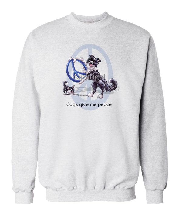 Border Collie - Peace Dogs - Sweatshirt