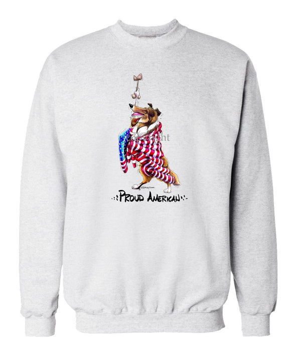 Collie - Proud American - Sweatshirt