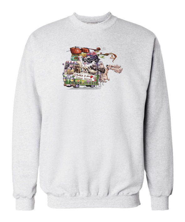 Cocker Spaniel - Bark If You Love Dogs - Sweatshirt