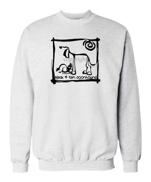 Black And Tan Coonhound - Cavern Canine - Sweatshirt