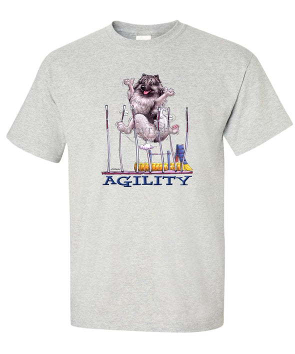 Keeshond - Agility Weave II - T-Shirt