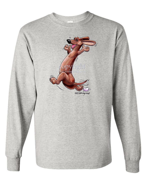 Dachshund  Smooth - Happy Dog - Long Sleeve T-Shirt