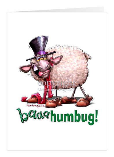 Baaa Humbug - Christmas Gatherings - Christmas Card