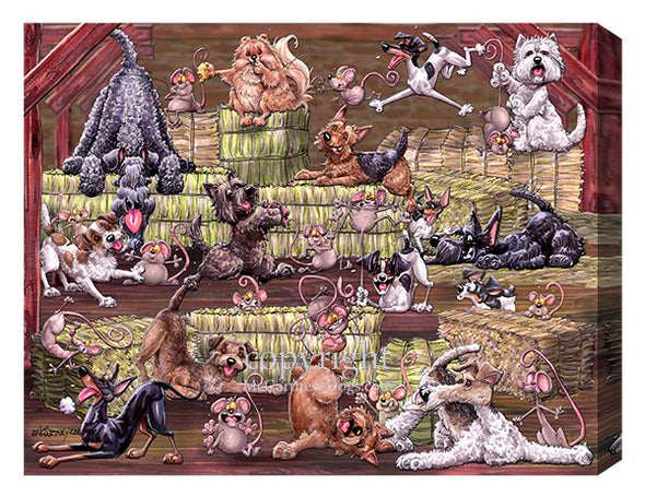 Barn Hunt - Calendar Canvas