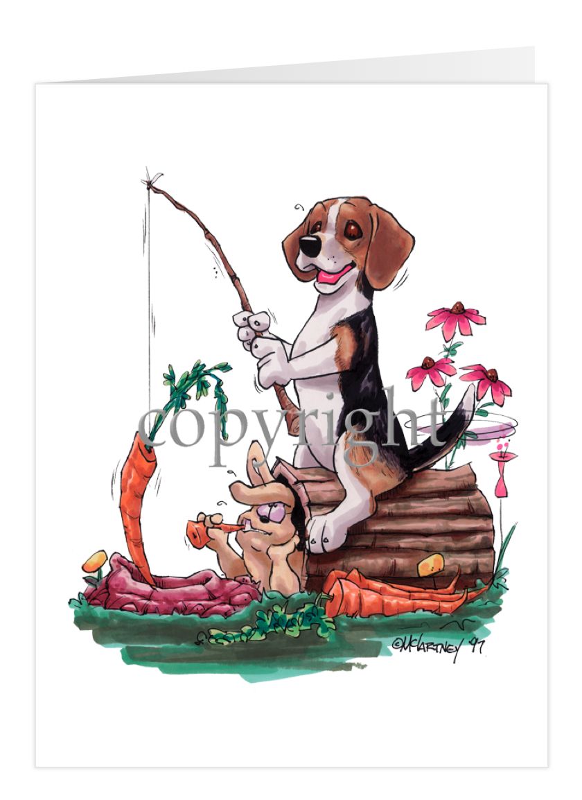 beagle hunting art