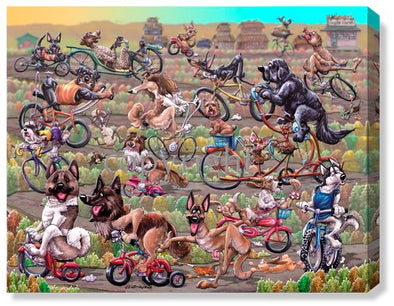 Bike Race - Calendar Canvas
