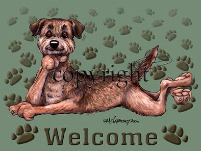 Border Terrier - Welcome - Mat