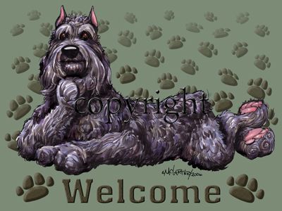 Bouvier Des Flandres - Welcome - Mat