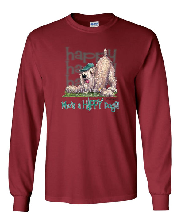Soft Coated Wheaten - Who's A Happy Dog - Long Sleeve T-Shirt