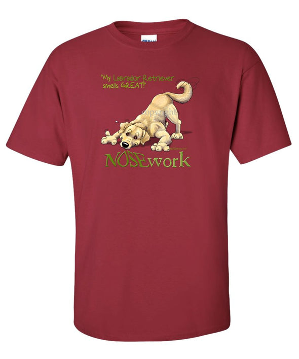 Labrador Retriever  Yellow - Nosework - T-Shirt