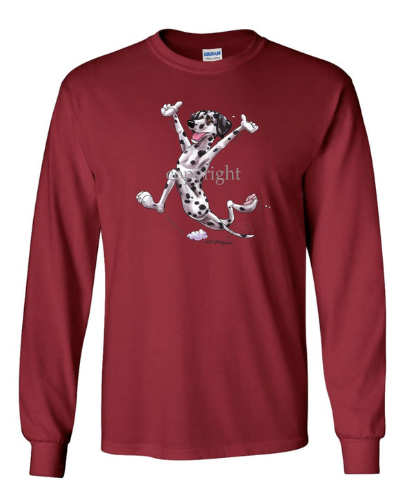 Dalmatian - Happy Dog - Long Sleeve T-Shirt