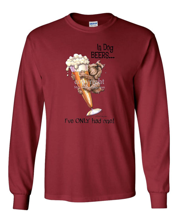 Brussels Griffon - Dog Beers - Long Sleeve T-Shirt