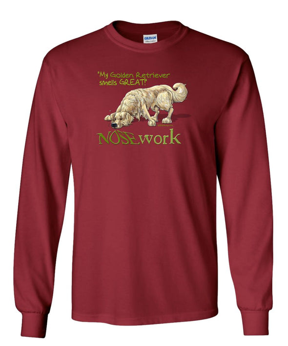 Golden Retriever - Nosework - Long Sleeve T-Shirt