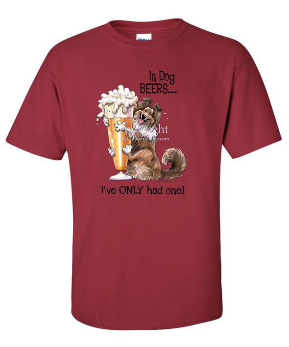 Shetland Sheepdog - Dog Beers - T-Shirt