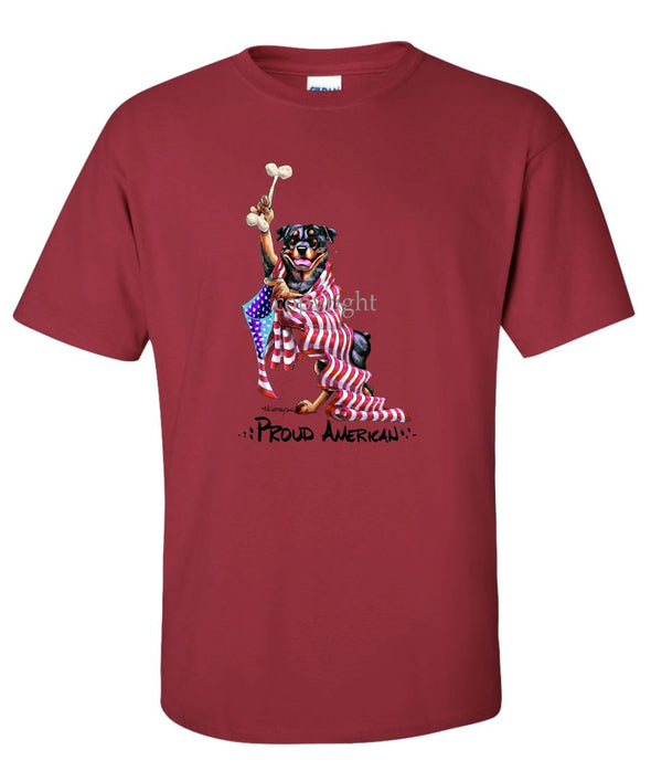 Rottweiler - Proud American - T-Shirt