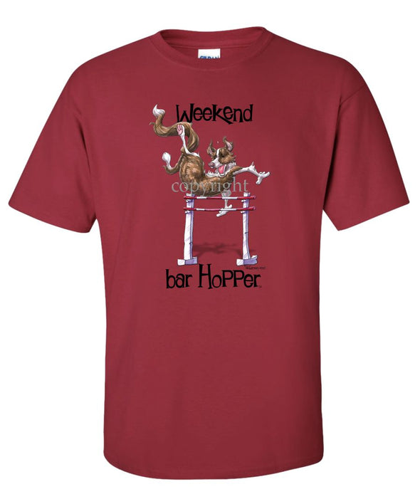 Border Collie  Red - Weekend Barhopper - T-Shirt