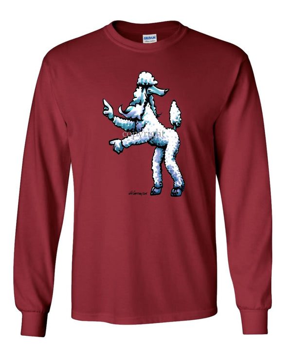 Poodle  White - Cool Dog - Long Sleeve T-Shirt