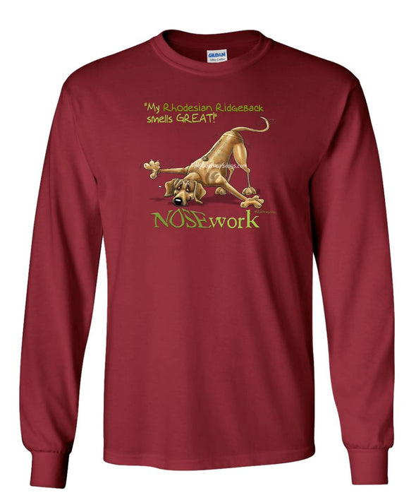Rhodesian Ridgeback - Nosework - Long Sleeve T-Shirt