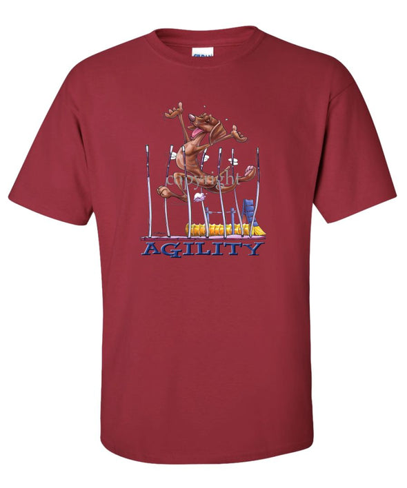 Vizsla - Agility Weave II - T-Shirt