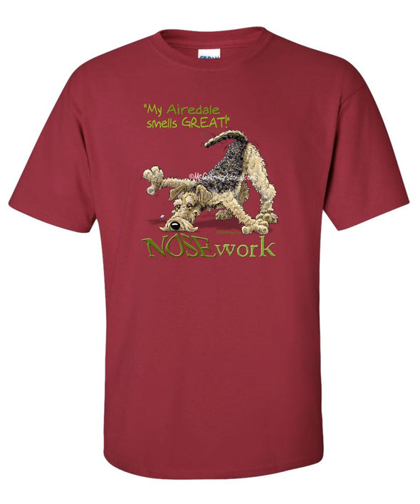 Airedale Terrier - Nosework - T-Shirt