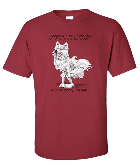 Samoyed - Best Dog in the World - T-Shirt
