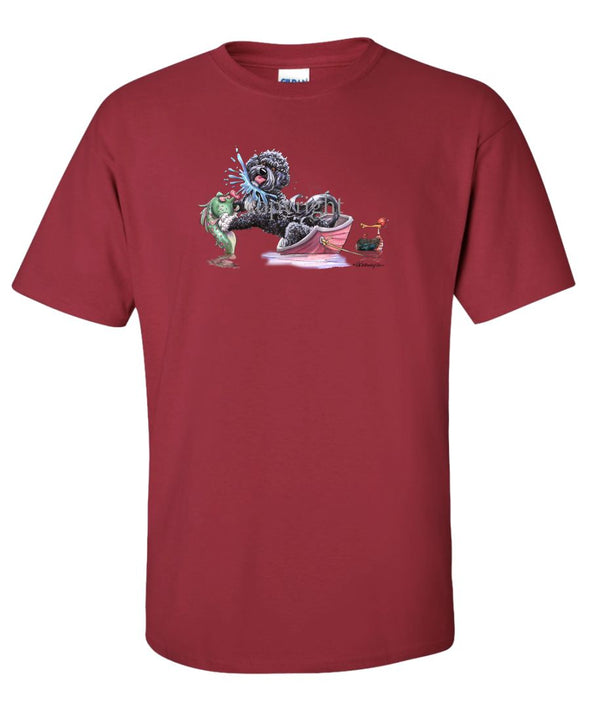 Portuguese Water Dog - Fish Squirting - Mike's Faves - T-Shirt