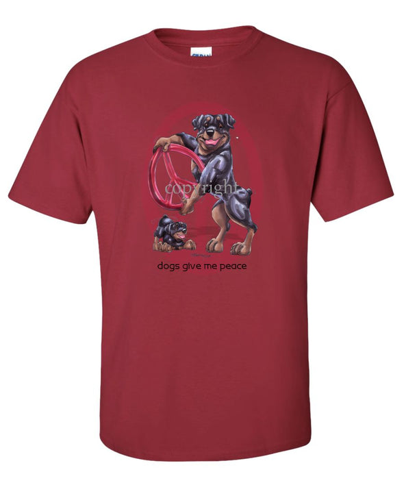 Rottweiler - Peace Dogs - T-Shirt