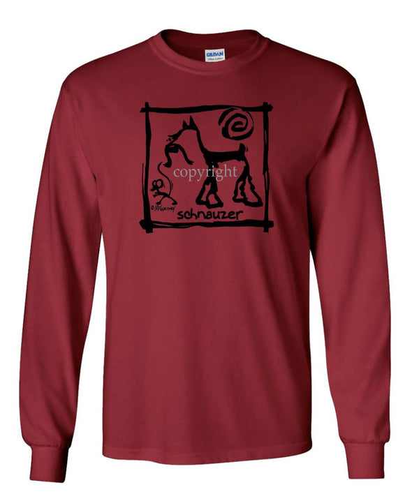 Schnauzer - Cavern Canine - Long Sleeve T-Shirt
