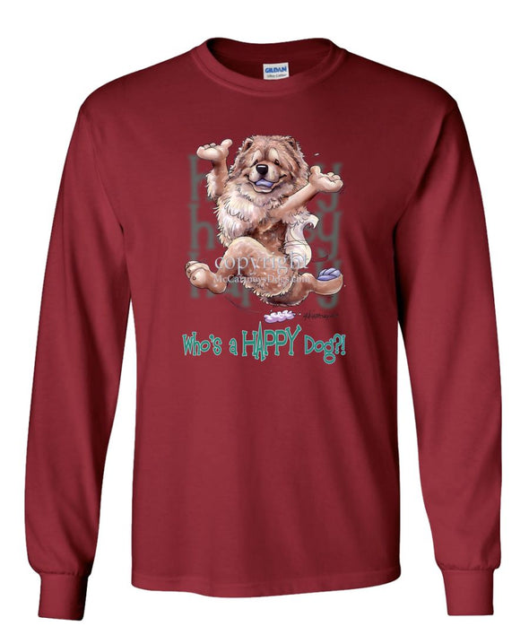Chow Chow - Who's A Happy Dog - Long Sleeve T-Shirt