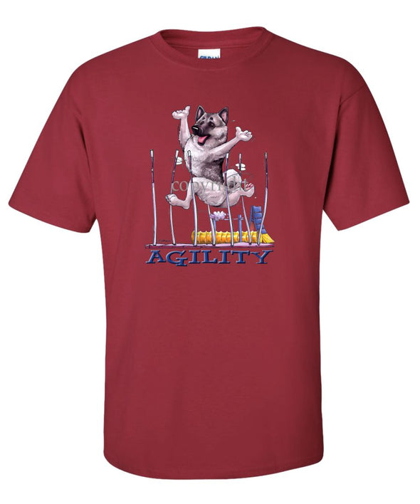Norwegian Elkhound - Agility Weave II - T-Shirt