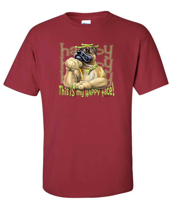 Bullmastiff - Who's A Happy Dog - T-Shirt
