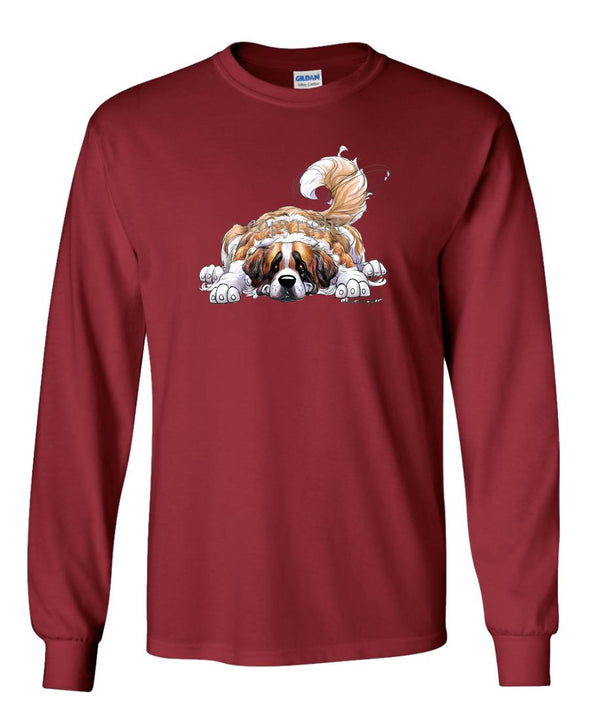 Saint Bernard - Rug Dog - Long Sleeve T-Shirt