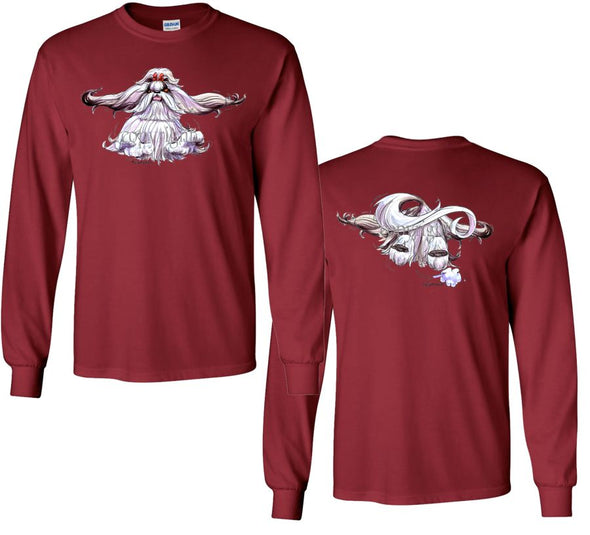 Shih Tzu - Coming and Going - Long Sleeve T-Shirt (Double Sided)