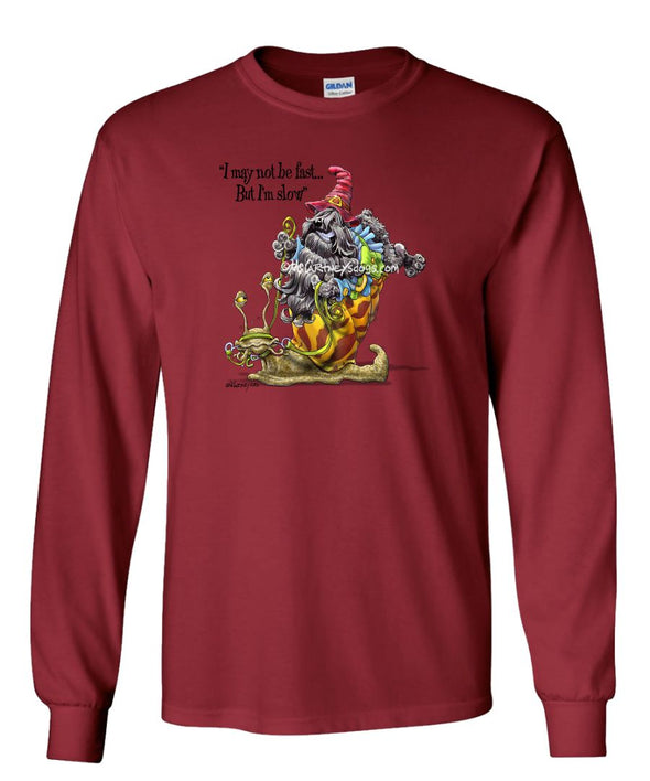 Bouvier Des Flandres - Snail - Mike's Faves - Long Sleeve T-Shirt