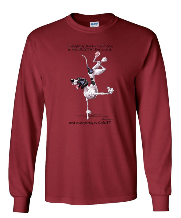 Pointer - Best Dog in the World - Long Sleeve T-Shirt