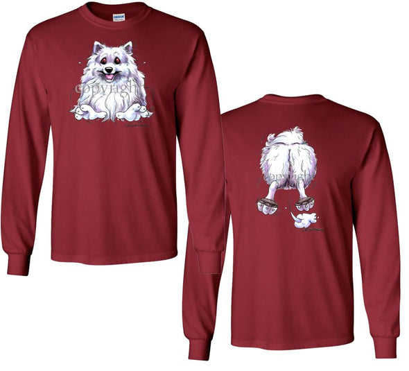 American Eskimo Dog - Coming and Going - Long Sleeve T-Shirt (Double Sided)