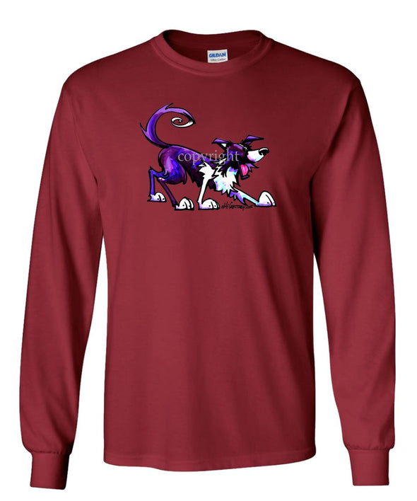 Border Collie - Cool Dog - Long Sleeve T-Shirt